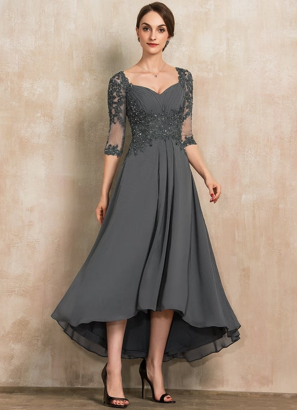 Robe Chic Élégance Plissée Perlée
