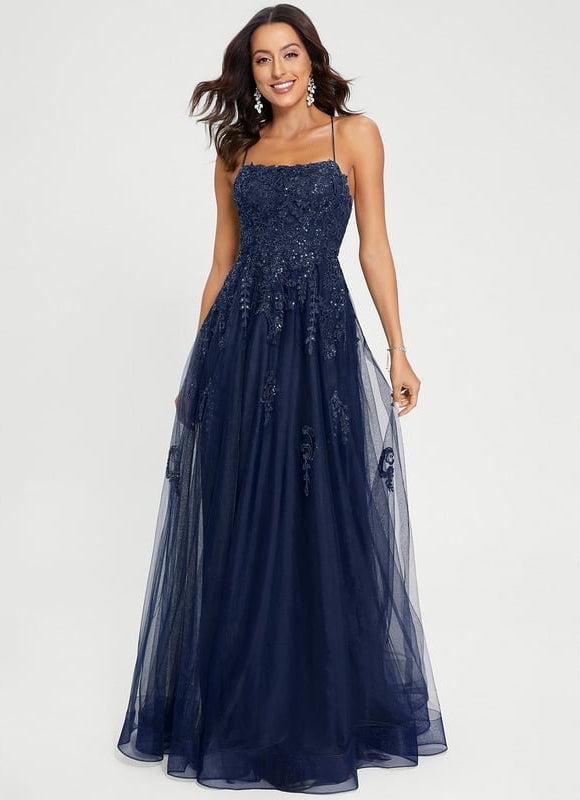 Robe Chic Tulle Ébène