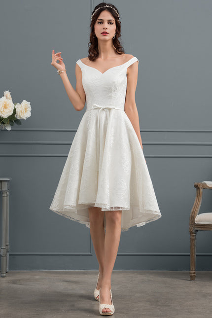 Robe Chic Dentelle Évasée - gallery 1