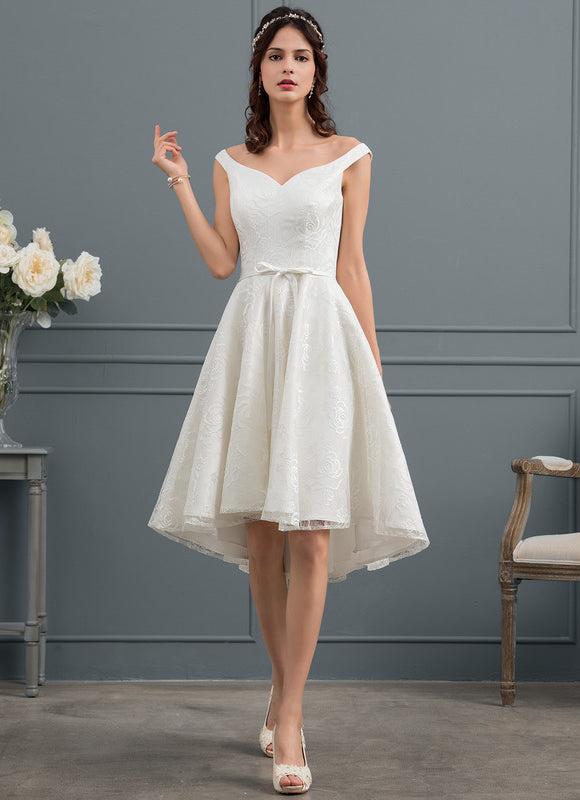 Robe Chic Dentelle Évasée - gallery 1