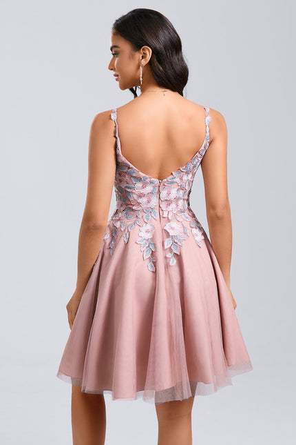 Robe Chic Étoile Rose - gallery 6