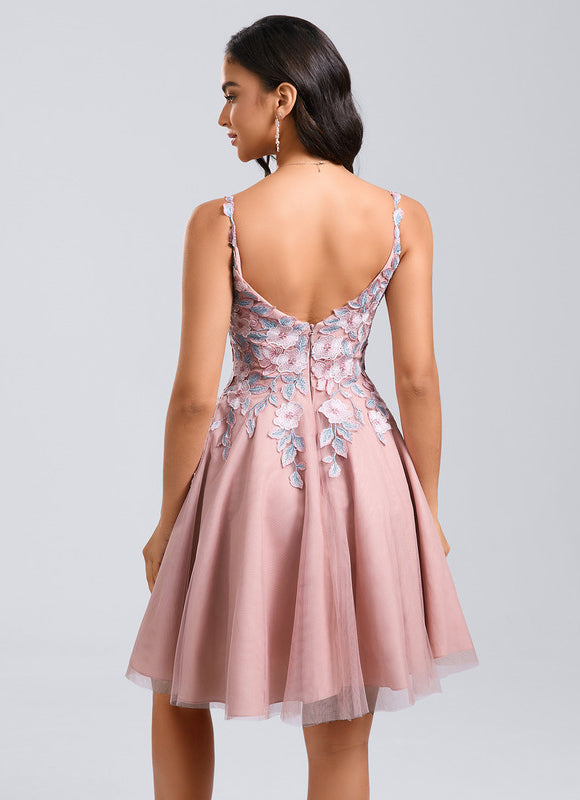 Robe Chic Étoile Rose - gallery 6