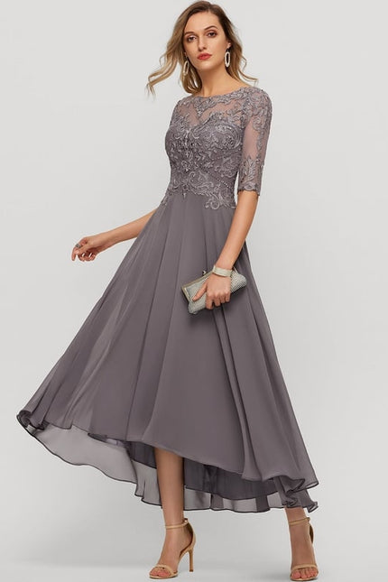 Robe Chic Grise Raffinée