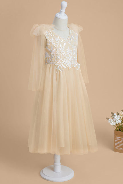Robe Chic Tulle Beige - gallery 5