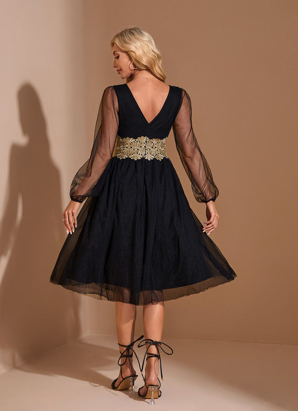 Robe Chic Tulle Élégante - gallery 1