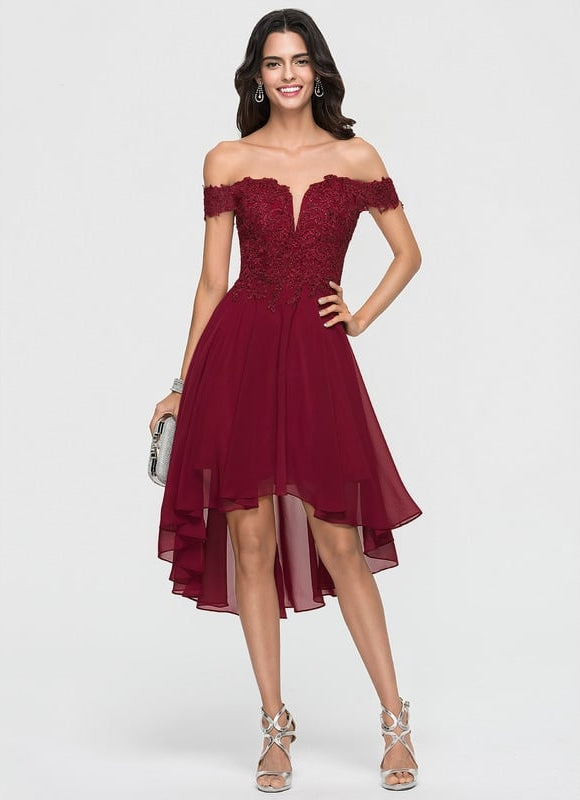 Robe Chic Élégance Rubis Aérienne - gallery 4