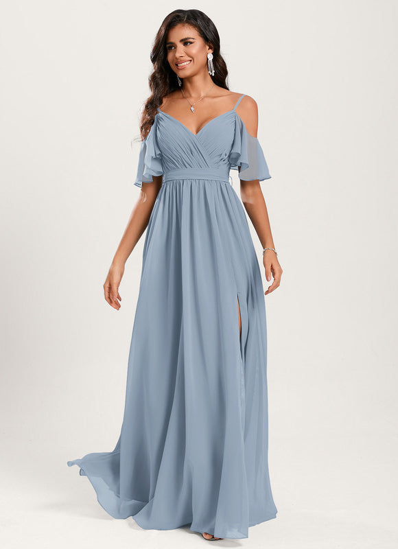 Robe Chic Fluide Ciel - gallery 5