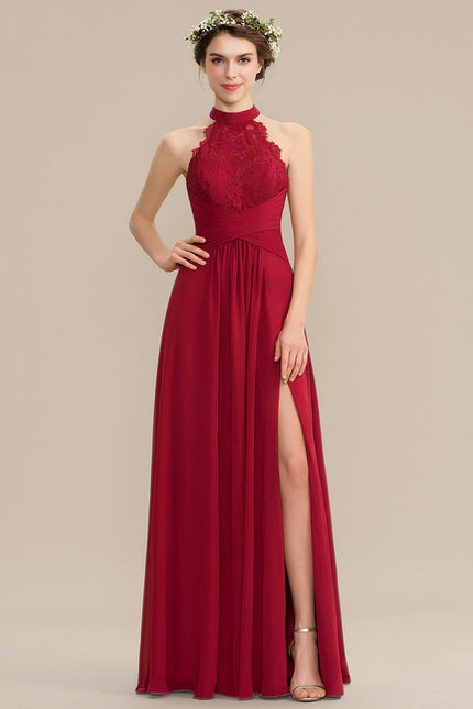 Robe Chic Gris Perle Dentelle Élégante - gallery 5