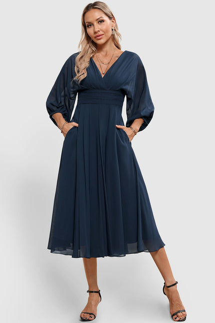 Robe Chic À Volants Florale