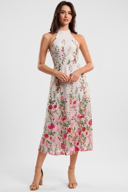 Robe Chic Cocktail Florale - gallery 5