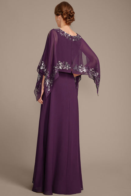Robe Chic Longue Violetée - gallery 6