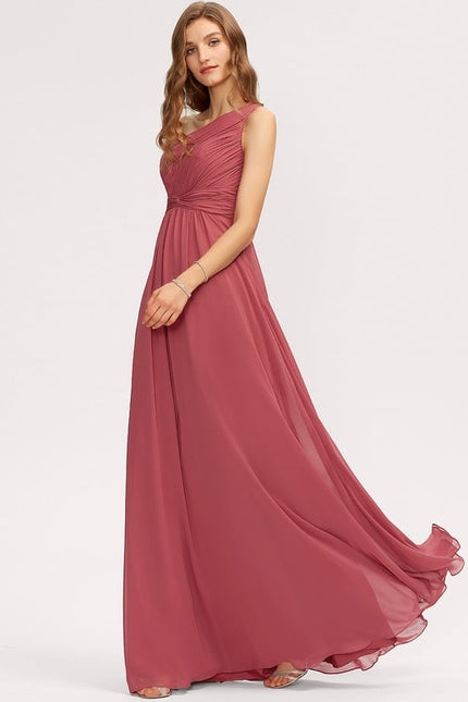 Robe Chic Asymétrique Beige - gallery 3