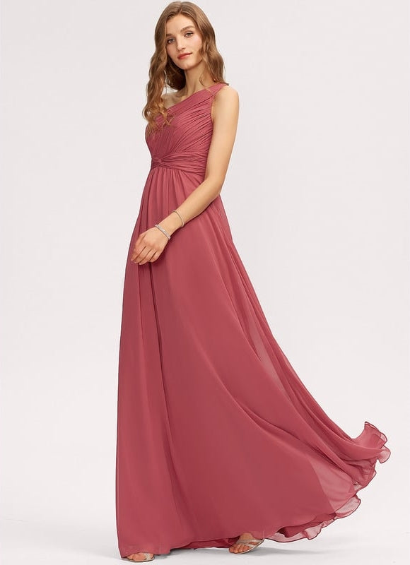 Robe Chic Asymétrique Beige - gallery 3