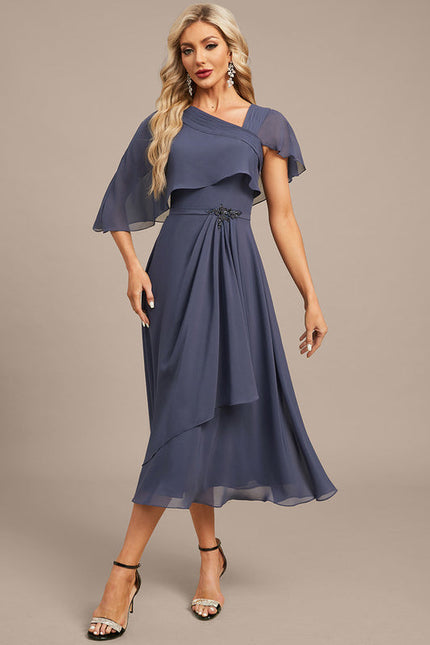 Robe Chic Élegante Ondulée