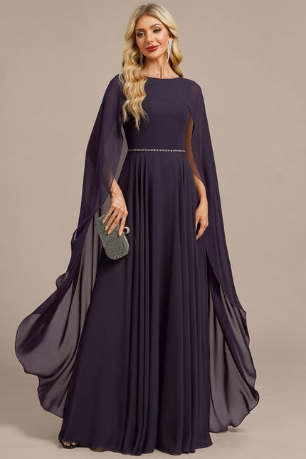 Robe De Soirée Chic Avec Manche - gallery 4