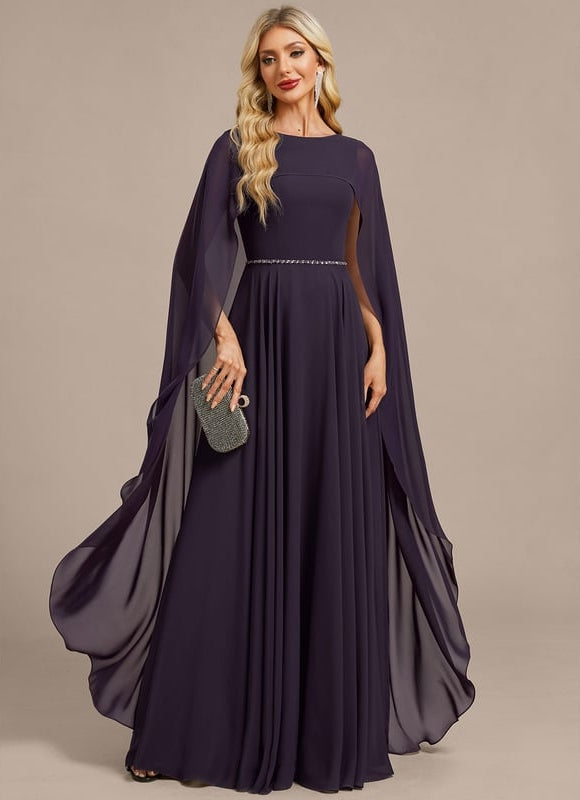Robe De Soirée Chic Avec Manche - gallery 4