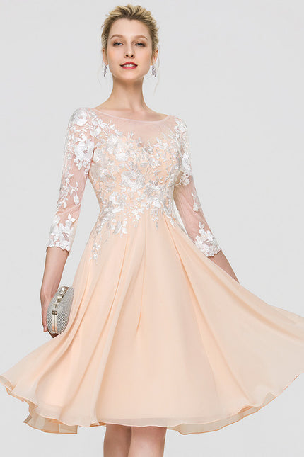 Robe Chic Chiffon Éclatante - gallery 2