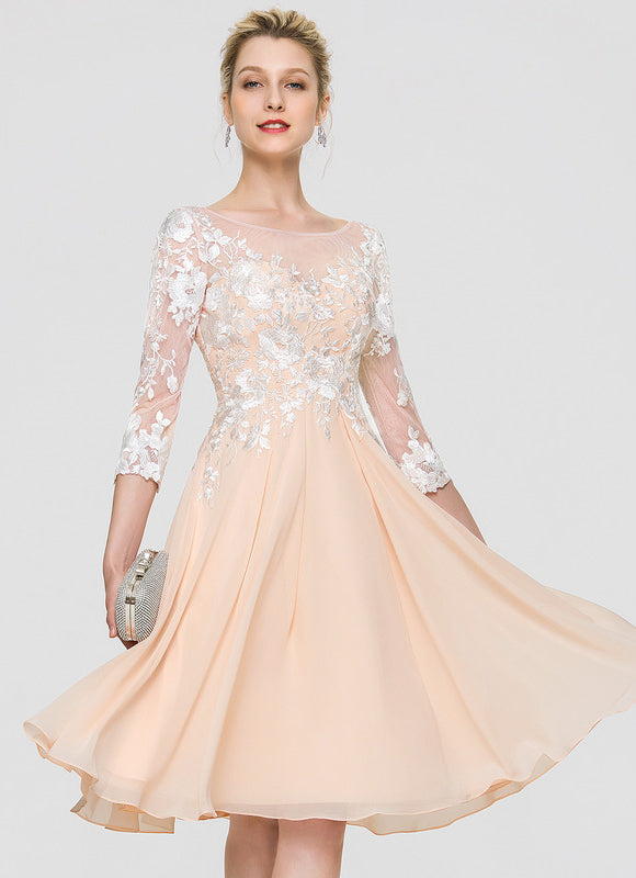 Robe Chic Chiffon Éclatante - gallery 2