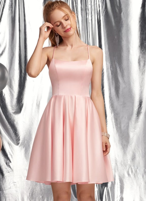 Robe Chic Satin Nuit Étoilée - gallery 1