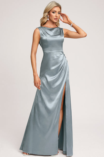 Robe Chic Satinée Ajourée - gallery 2
