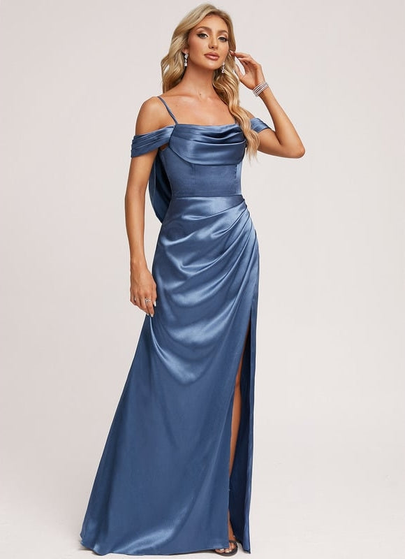 Robe Chic Satinée Aérienne - gallery 4