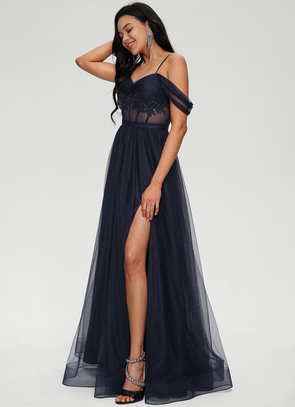 Robe Chic Élégance Tulle Svelte - gallery 1