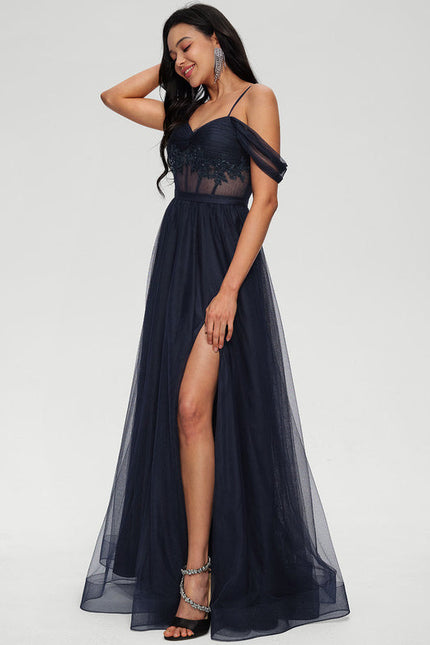 Robe Chic Élégance Tulle Svelte - gallery 1