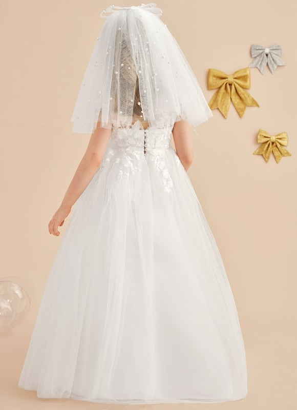 Robe Chic Florale Tulle - gallery 3