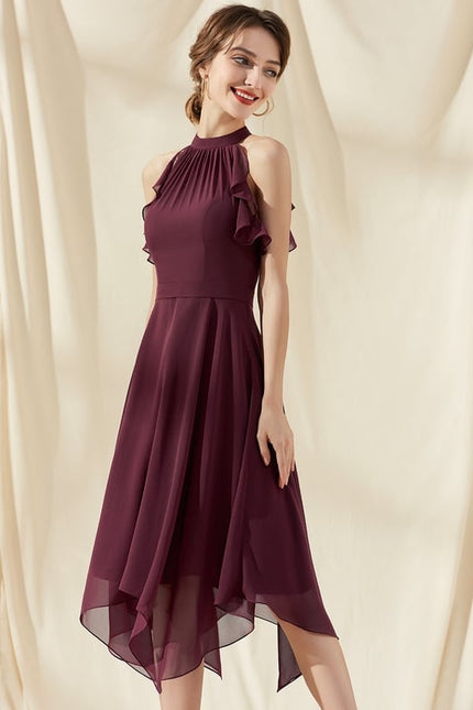 Robe Chic Chiffon Volantée - gallery 3