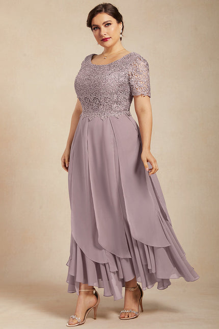 Robe Chic Mousseline Lavande - gallery 6