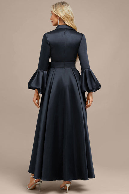 Robe Chic Satinée Longue Élégante - gallery 5