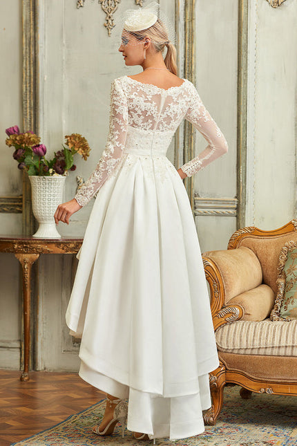 Robe Chic Élégance Satinée Asymétrique - gallery 6