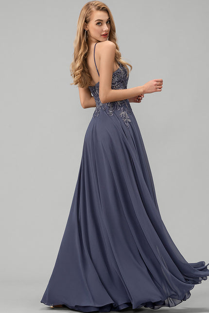 Robe Chic Aérienne Grise - gallery 5