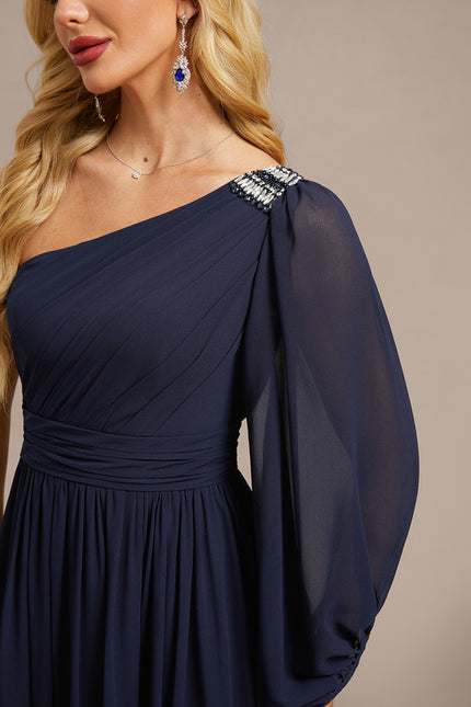 Robe Chic Asymétrique Fluide - gallery 7