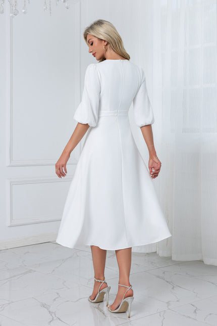 Robe Blanche Bohème Chic - gallery 2