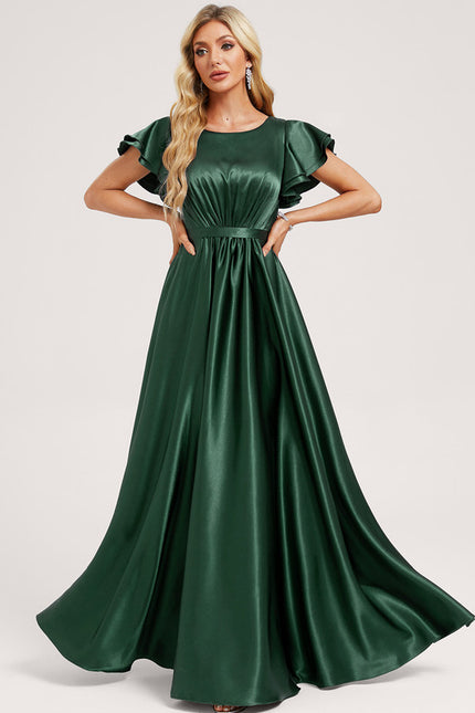 Robe Chic Longue Satinée Flottante - gallery 2