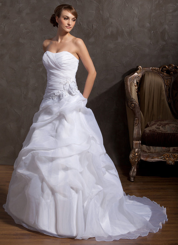 Robe Chic Éblouissante Blanchie