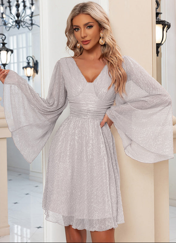 Robe Courte Manche Longue Chic - gallery 9