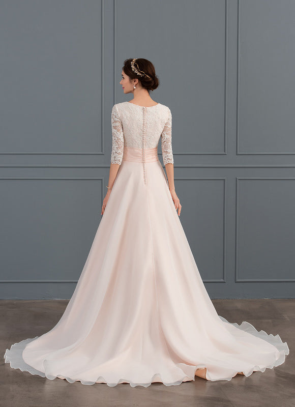 Robes De Soirée Chic Et Classe Manche Longue - gallery 2