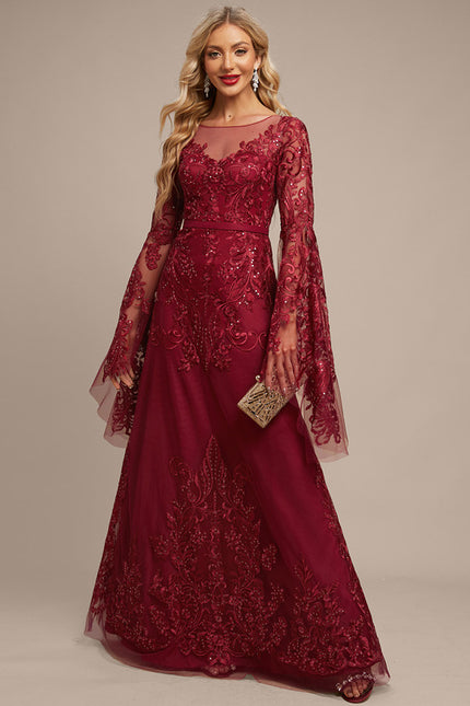 Robe Chic Écarlate Ornée - gallery 6
