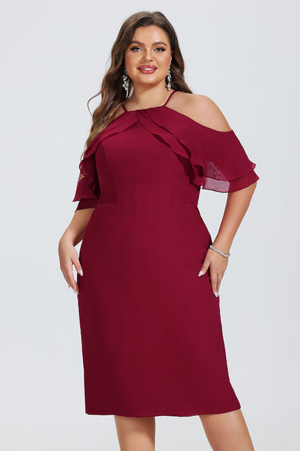 Robe Chic Cocktail Volants - gallery 4