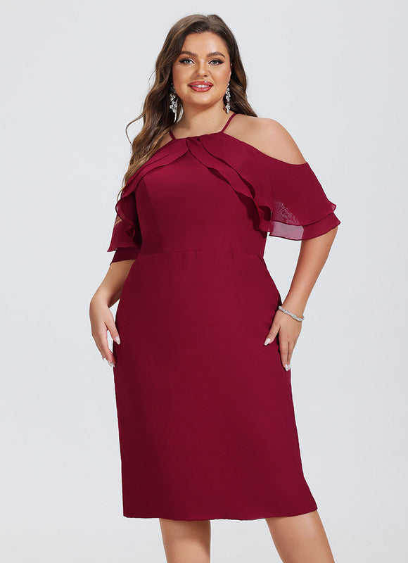 Robe Chic Cocktail Volants - gallery 4