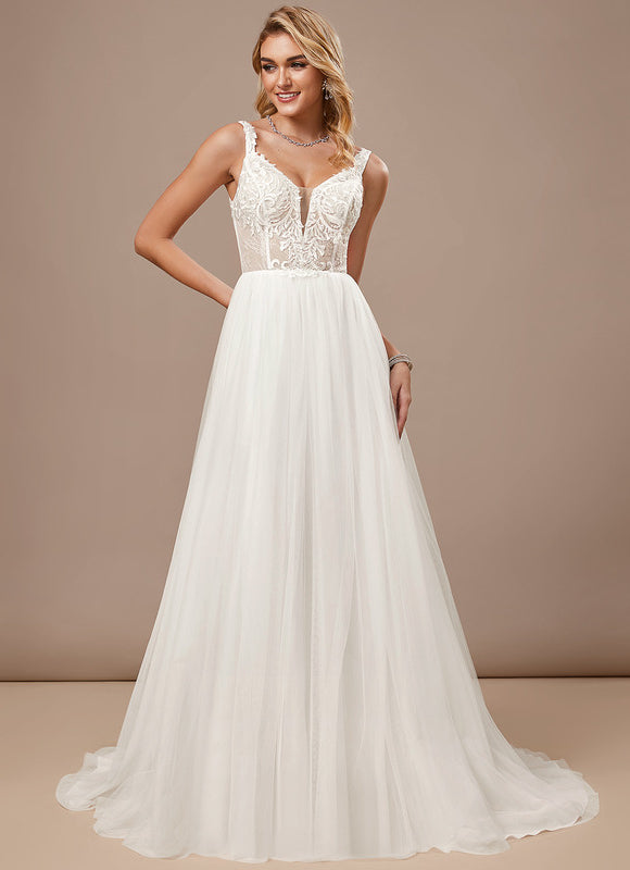 Robe Chic De Mariée Aérienne - gallery 1