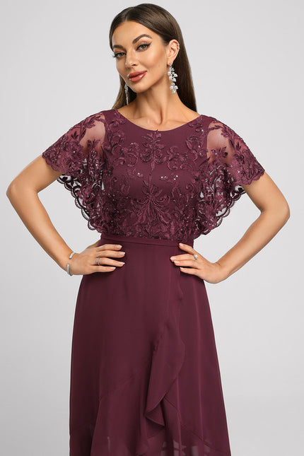 Robe Chic Bordeaux Flottant - gallery 5