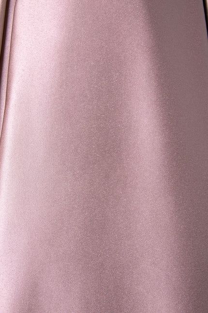 Robe Chic Satin Émeraude Décontractée - gallery 4
