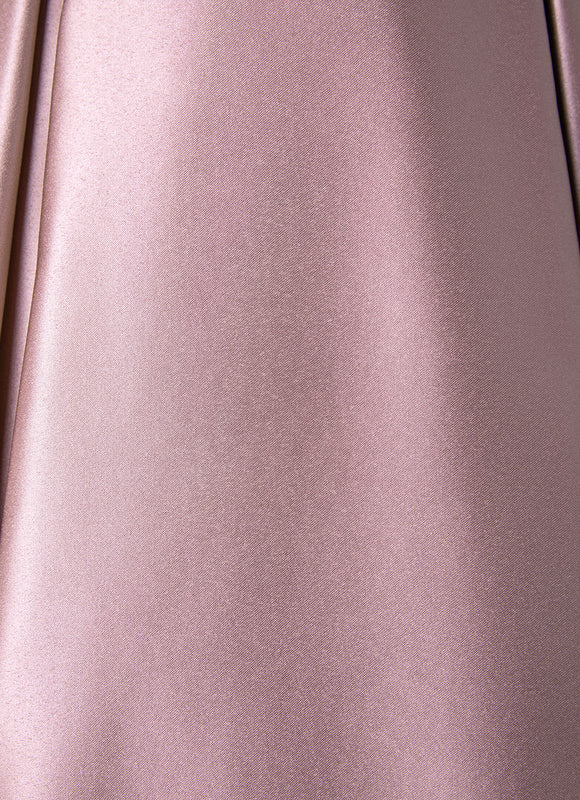 Robe Chic Satin Émeraude Décontractée - gallery 4