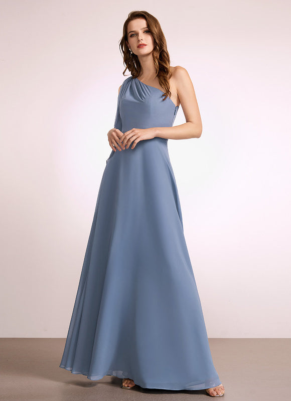 Robe Chic Asymétrique Rose - gallery 2