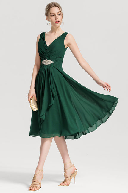 Robe Chic Verte Fluidité - gallery 1