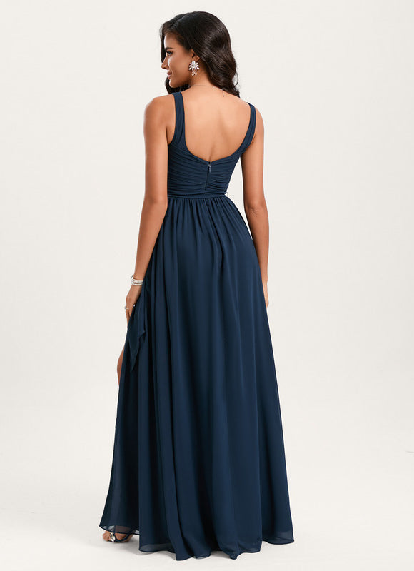 Robe Chic Longue Verte Raffinée - gallery 4