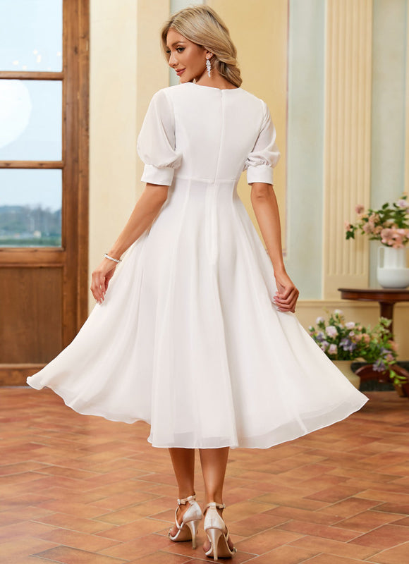 Robe De Mariage Civil Chic Courte - gallery 5